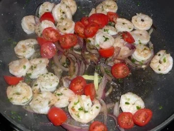 Rezept: Scampipfännchen..... Bild Nr. 3 Scampipfännchen..... - Rezept - Bild Nr. 3