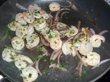 Rezept: Scampipfännchen..... Bild Nr. 4 Scampipfännchen..... - Rezept - Bild Nr. 4