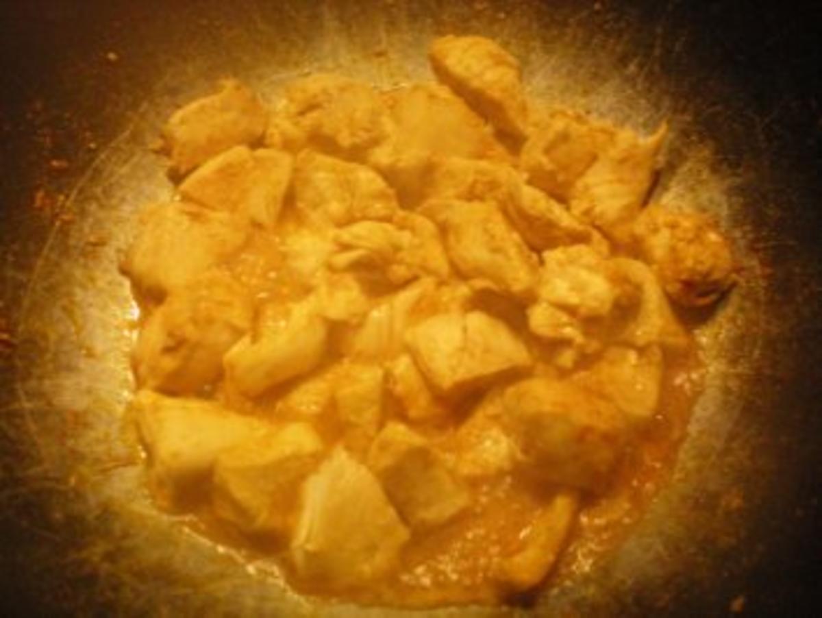 Hähnchen-Curry mit Reis - Rezept - Bild Nr. 2