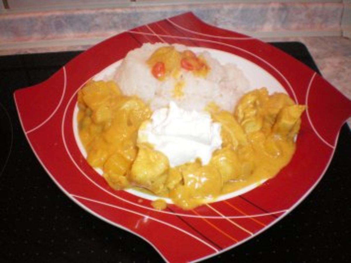 Hähnchen-Curry mit Reis - Rezept mit Bild - kochbar.de