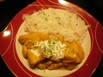 Hähnchen-Curry mit Reis - Rezept