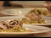 Gefüllte Roulade von der Pute mit aromatisiertem Reis à la Zacherl - Rezept