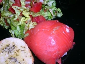 Rezept: Lachsravioli mit Feldsalat Bild Nr. 2 Lachsravioli mit Feldsalat - Rezept - Bild Nr. 2