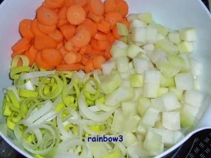 Kochen: 2-in-1 ... Hühner-Brühe und -Cremesuppe - Rezept