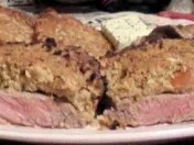 Rumpsteak mit überbackener Gemüse-Kräuterkruste - Rezept - Bild Nr. 5