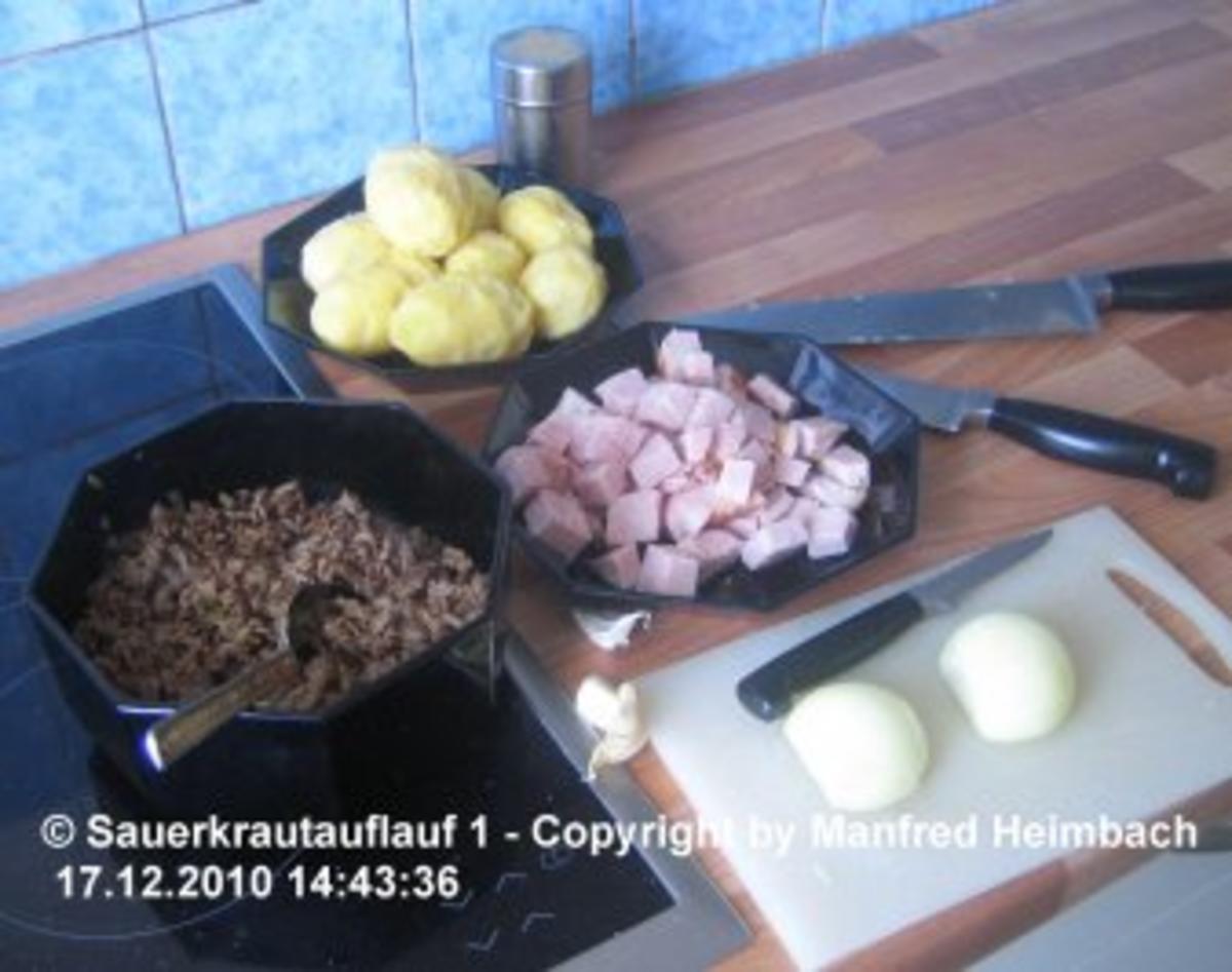 Bilder für Auflauf – Manfred’s Sauerkraut Auflauf - Rezept