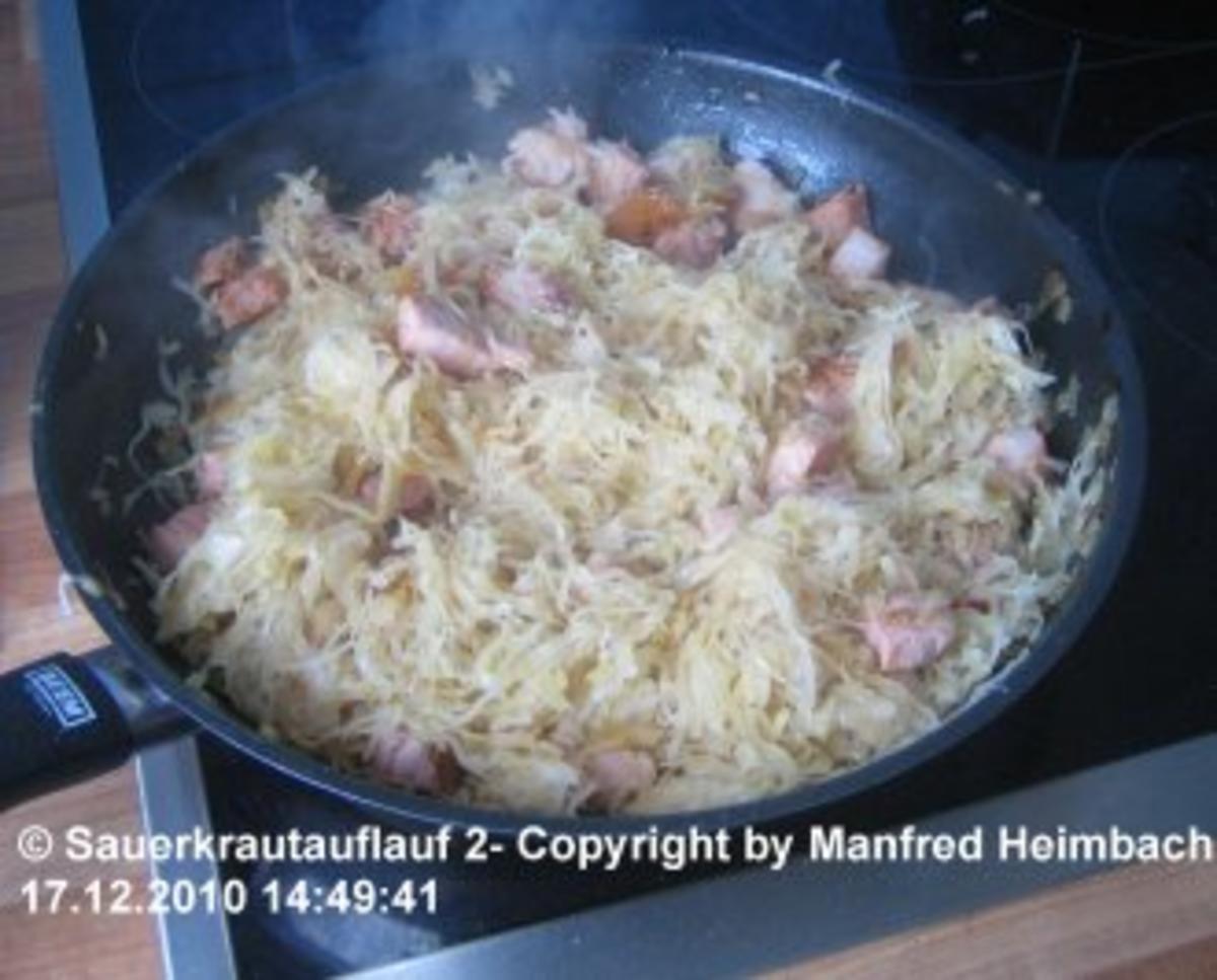 Auflauf – Manfred’s Sauerkraut Auflauf - Rezept - Bild Nr. 2