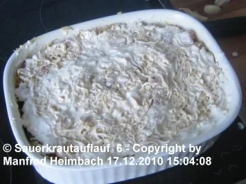 Rezept: Auflauf – Manfred’s Sauerkraut Auflauf Bild Nr. 6 Auflauf – Manfred’s Sauerkraut Auflauf - Rezept - Bild Nr. 6