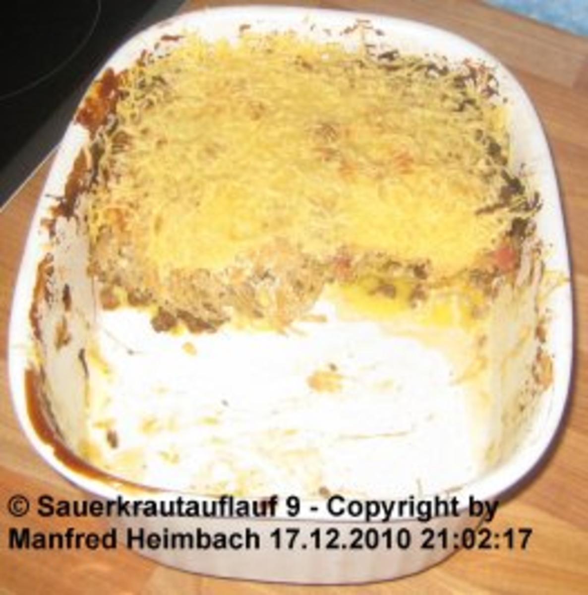 Auflauf – Manfred’s Sauerkraut Auflauf - Rezept - Bild Nr. 8