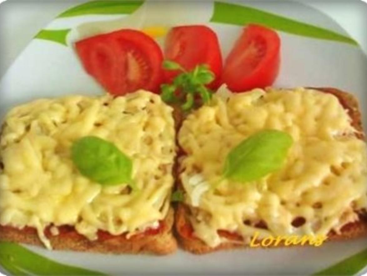 Thunfisch - Toastbrot mit Käse überbacken - Rezept - kochbar.de