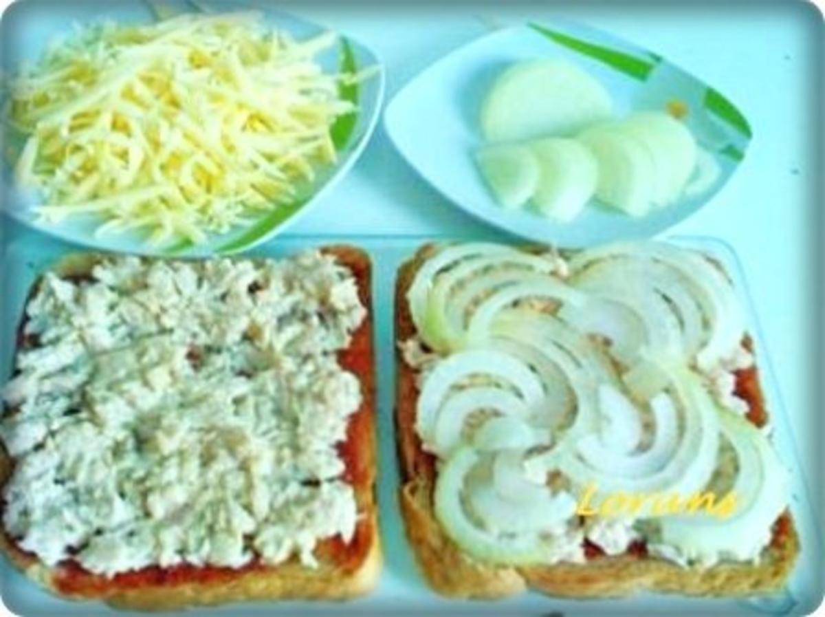 Thunfisch - Toastbrot mit Käse überbacken - Rezept - Bild Nr. 8