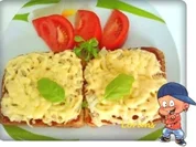 Thunfisch - Toastbrot mit Käse überbacken - Rezept