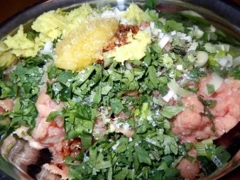 Rezept: DIM SUM mit Krabben-Kalbfleisch-Füllung Bild Nr. 3 DIM SUM mit Krabben-Kalbfleisch-Füllung - Rezept - Bild Nr. 3