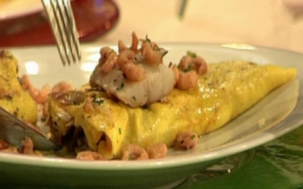 Bilder für Omelette mit Champignons a la Marquard - Rezept