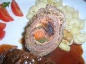 Rezept: Rouladen italienisch mit Mortadella und Nudeln Rouladen italienisch mit Mortadella und Nudeln - Rezept