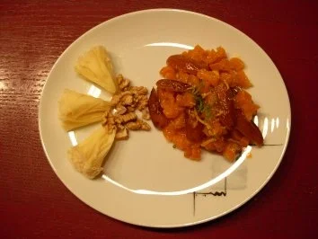 Rezept: Frutti e formaggio Frutti e formaggio - Rezept