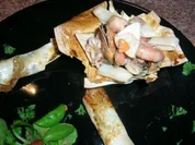 Filoteigkörbchen mit Meeresfrüchten (leckere unkomplizierte Vorspeise) - Rezept