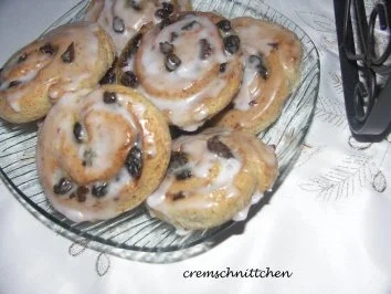 Rosinenschneckele - Rezept