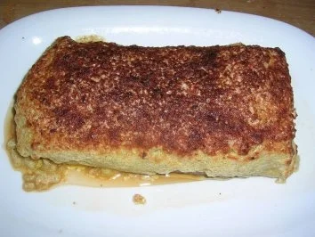 Mangalica-Schweinelachs unter der Pinienkernkruste  mit Zuckerschoten und Mandelbällchen - Rezept - Bild Nr. 10