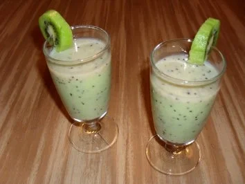 Kiwi - Buttermilch - Creme - Rezept