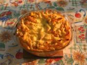 Nudelauflauf mit Thunfisch, Tomaten und Sauce Hollandaise - Rezept