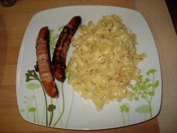 Scharfe Nudeln mit Berner Würstchen - Rezept - Bild Nr. 5