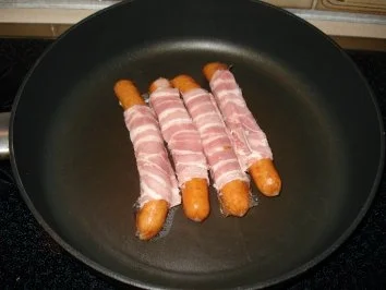 Scharfe Nudeln mit Berner Würstchen - Rezept - Bild Nr. 6