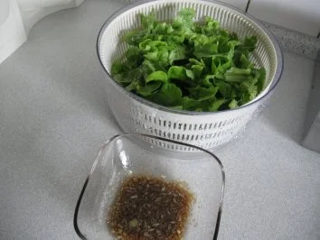 Rumpsteak Strindberg mit Herzoginkartoffeln und Eichblattsalat in Balsamicodressing - Rezept - Bild Nr. 4