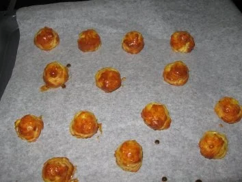 Rumpsteak Strindberg mit Herzoginkartoffeln und Eichblattsalat in Balsamicodressing - Rezept - Bild Nr. 5