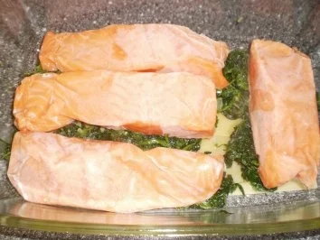 Lachs-Spinat-Lasagne mit dreierlei Käse - Rezept - Bild Nr. 6