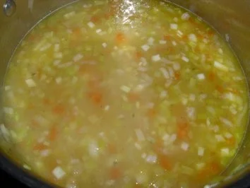 Kalbskotelett in Bavaria-blue-Sauce ~  Bavarian-blue-Spinat ~ Sekt-Graupen-Risotto ~ pochi - Rezept - Bild Nr. 12