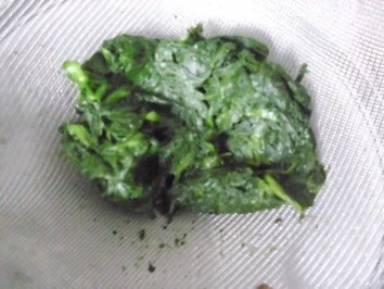 Kalbskotelett in Bavaria-blue-Sauce ~  Bavarian-blue-Spinat ~ Sekt-Graupen-Risotto ~ pochi - Rezept - Bild Nr. 15