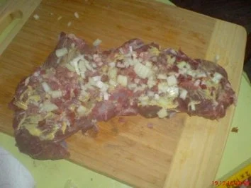 Rezept: Lammrollbraten, Bohnenpäckchen dazu Rosmarinkartoffeln Bild Nr. 2 Lammrollbraten, Bohnenpäckchen dazu Rosmarinkartoffeln - Rezept - Bild Nr. 2