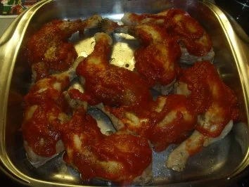 Geflügel: Scharfe Hühnerbeine - Rezept - Bild Nr. 2