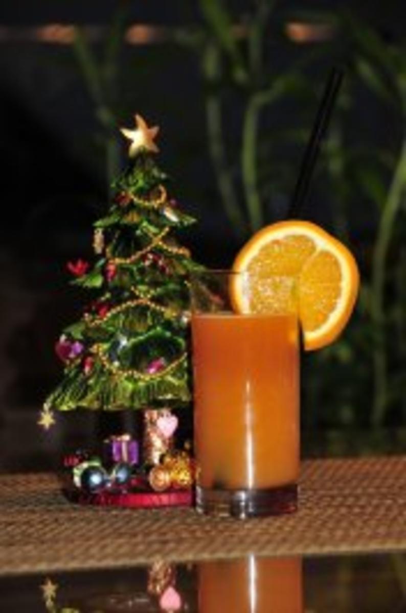 Weihnachtsgetränk - Orangenpunsch mit Aperol - Rezept