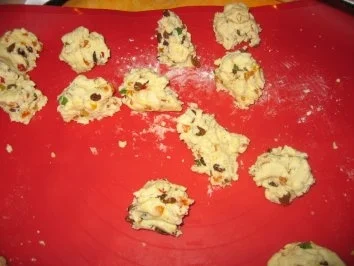 Rezept: Quarkstollen-Kekse Bild Nr. 3 Quarkstollen-Kekse - Rezept - Bild Nr. 3