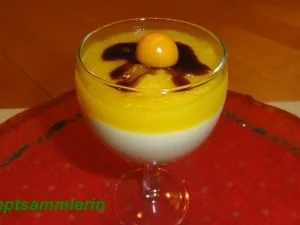 Dessert:  QUARK - SAHNE - MOUSSE - Rezept