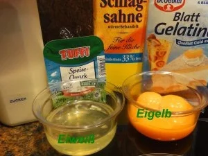 Dessert:  QUARK - SAHNE - MOUSSE - Rezept - Bild Nr. 2