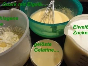 Dessert:  QUARK - SAHNE - MOUSSE - Rezept - Bild Nr. 3