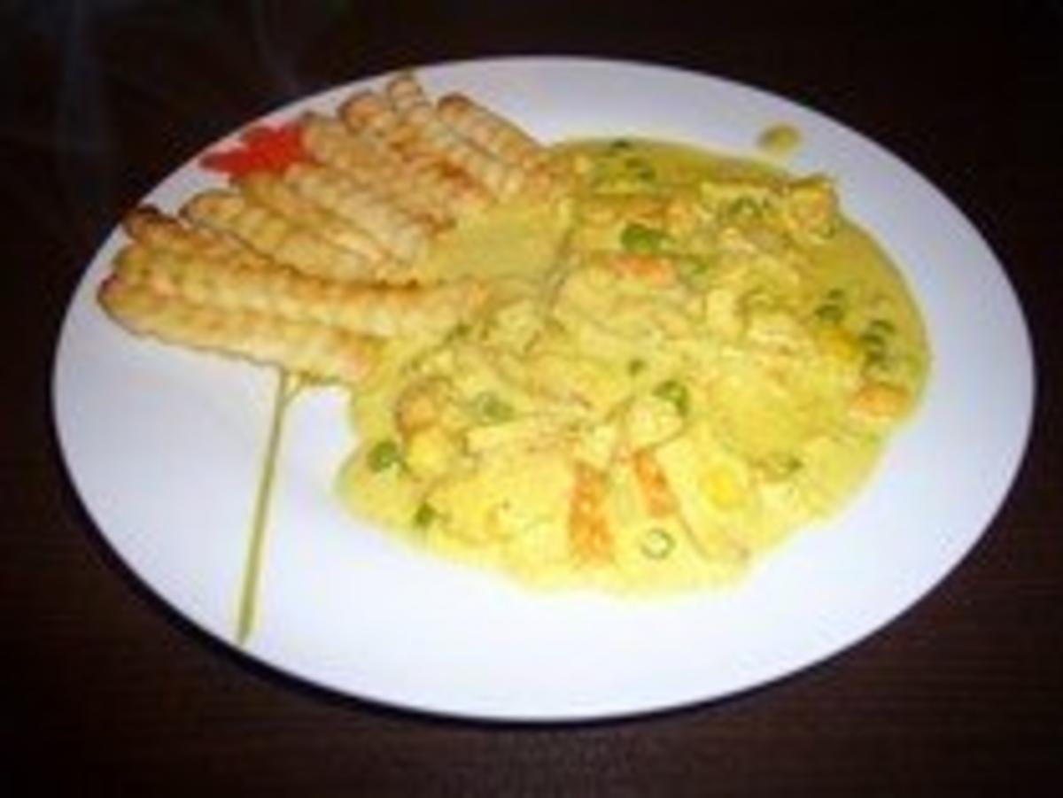 Curry-Hähnchen-Geschnetzeltes - Rezept
