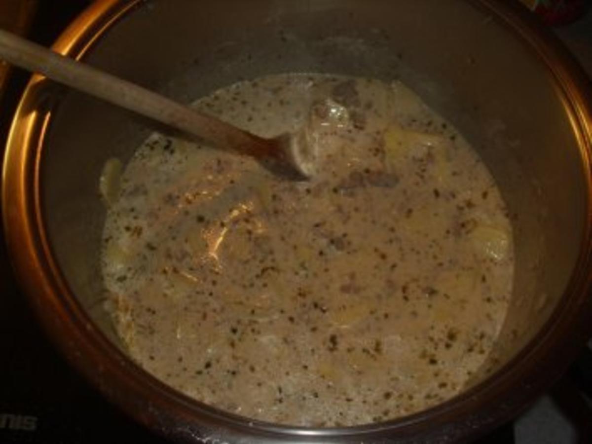 Aufläufe: Kartoffelauflauf mit Hackfleisch und Schafskäse - einfach ...