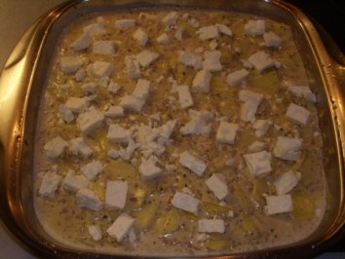 Aufläufe: Kartoffelauflauf mit Hackfleisch und Schafskäse - einfach ...