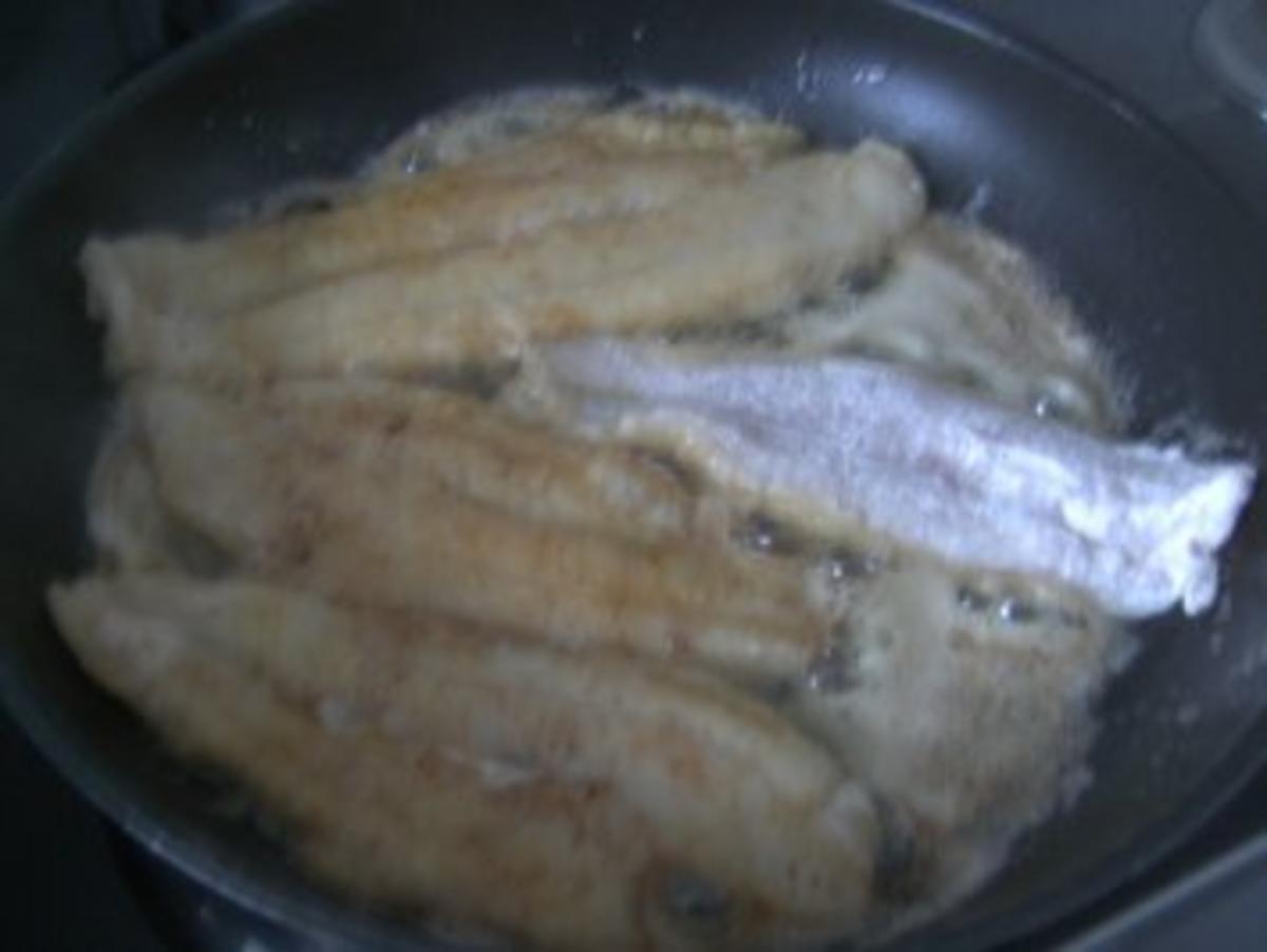 (Fisch)  Pangasiusfilet mit Spinat  Salzkartoffeln und einer - Rezept - Bild Nr. 7