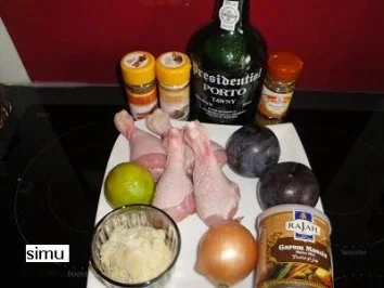 Rezept: Hähnchen mit Pflaumen Bild Nr. 2 Hähnchen mit Pflaumen - Rezept - Bild Nr. 2