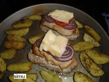 Emmentaler Schweineschnitzel mit Country Cuts - Rezept - Bild Nr. 7