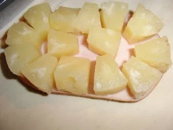 Pute : Kassler, Käse und Annanas in einem Überraschungspäckchen - Rezept - Bild Nr. 5