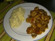 Bratwurstragout mit Pilzen - Rezept