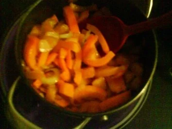 Süß scharfes Currygemüse mit Koteletts - Rezept - Bild Nr. 12