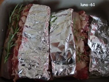 Rezept: LAMMKARREE "BUON NATALE" Bild Nr. 3 LAMMKARREE "BUON NATALE" - Rezept - Bild Nr. 3