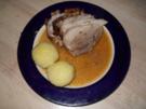 Bayrischer Krustenbraten mit Biersauce - Rezept